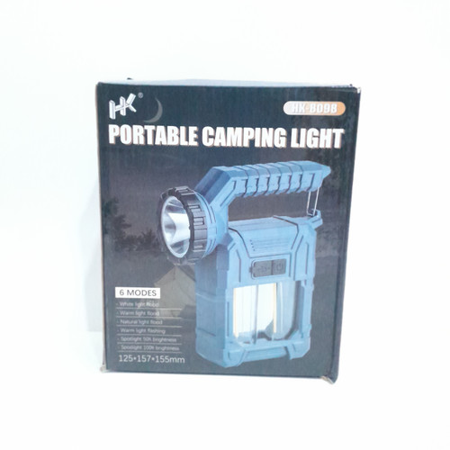 چراغ کمپینگ شارژی دسته دار HK8098