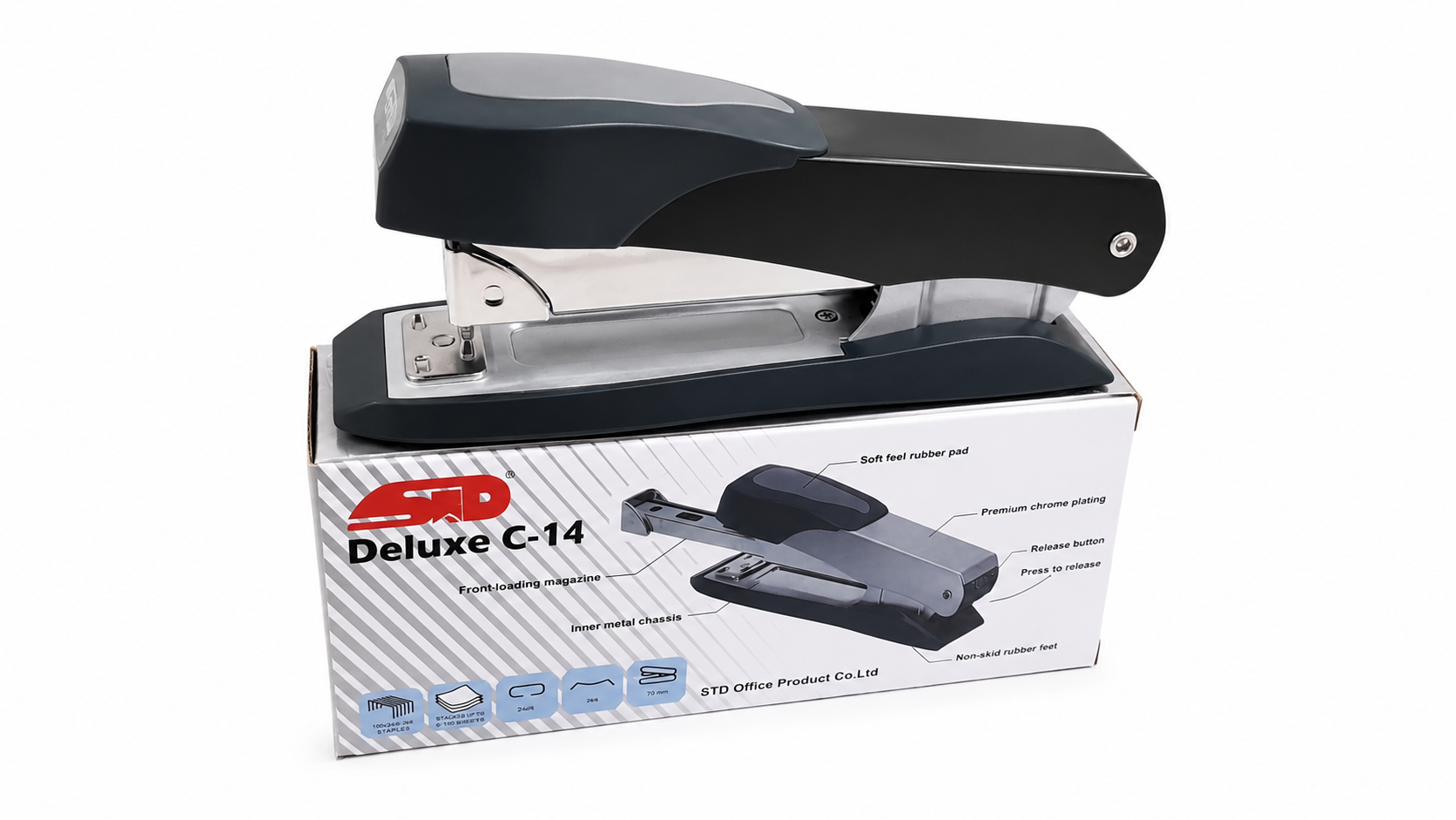 خرید منگنه STD Deluxe C-14 فلزی